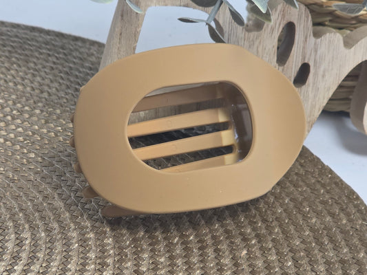 Pince à Cheveux Camel Uni