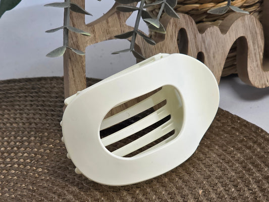 Pince à Cheveux Blanc Uni