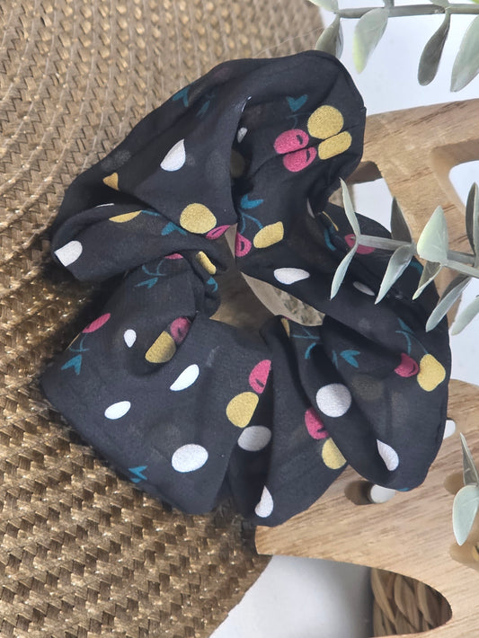 Chouchou Noir Pois Coloré