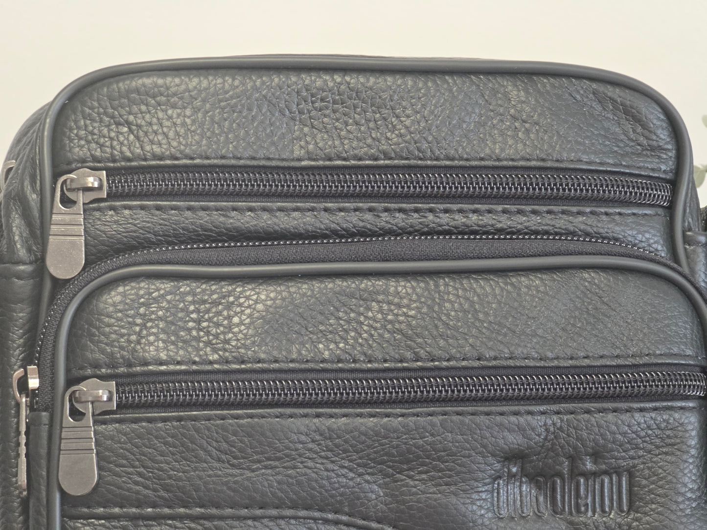 Black Leather Satchel
