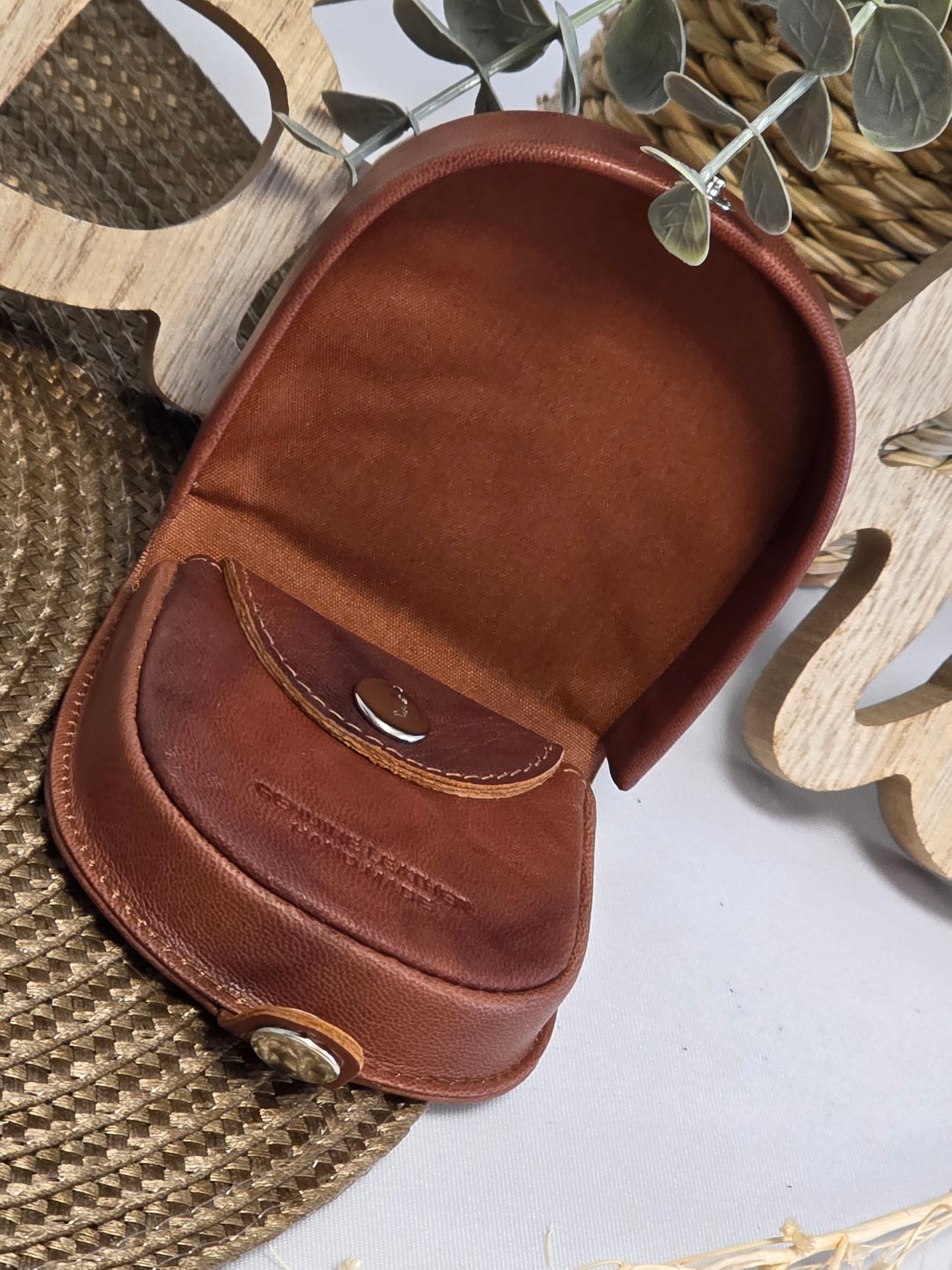 Porte Monnaie Masculin Cuir Camel