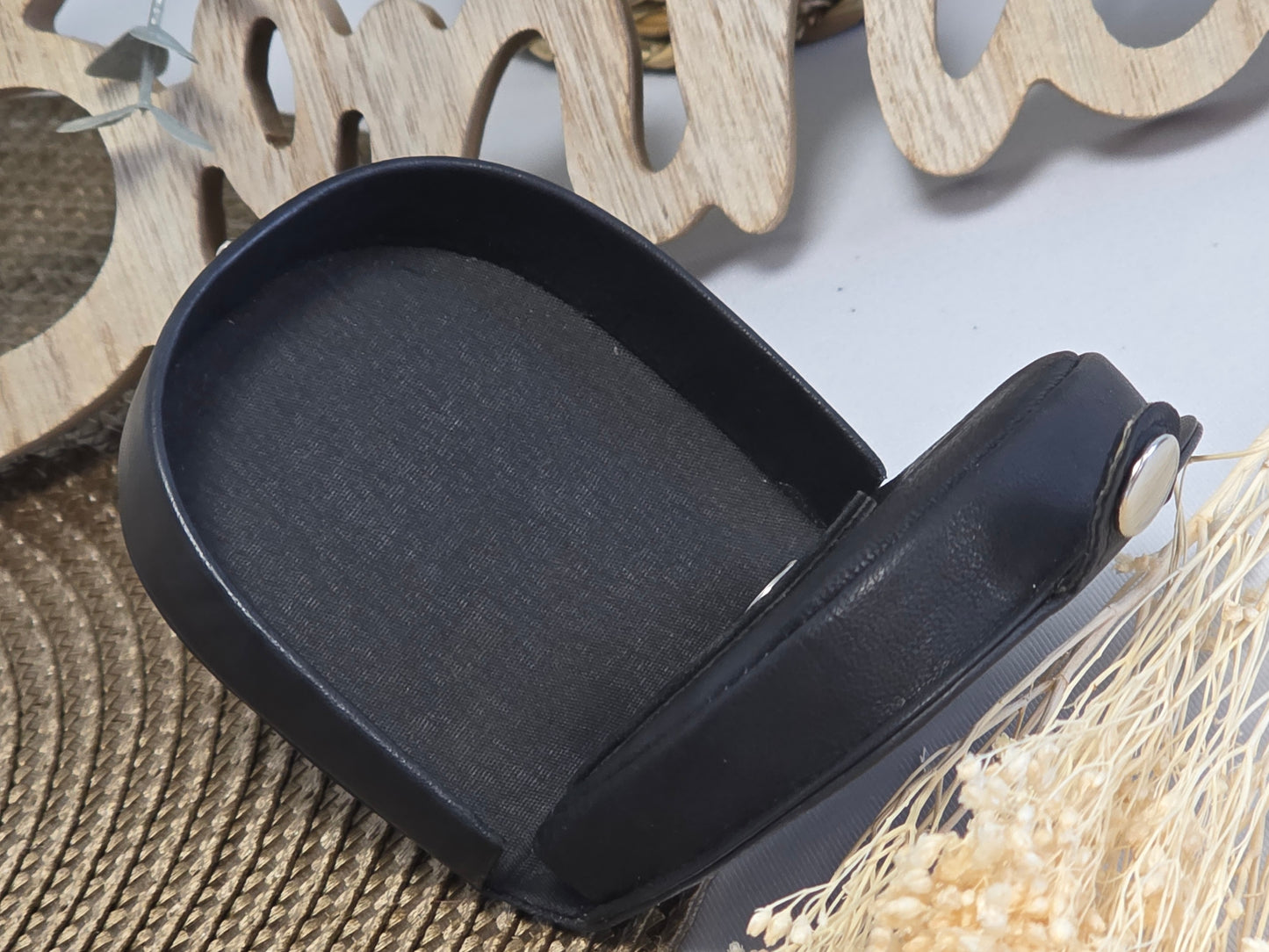 Porte Monnaie Masculin Cuir Noir