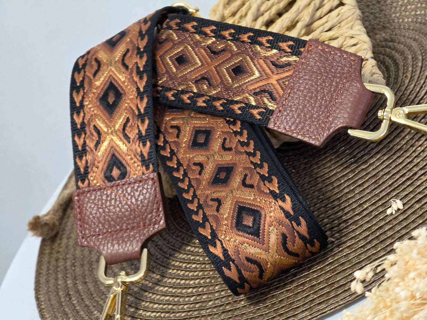 Bandoulière de Sac Choco Camel - N°16