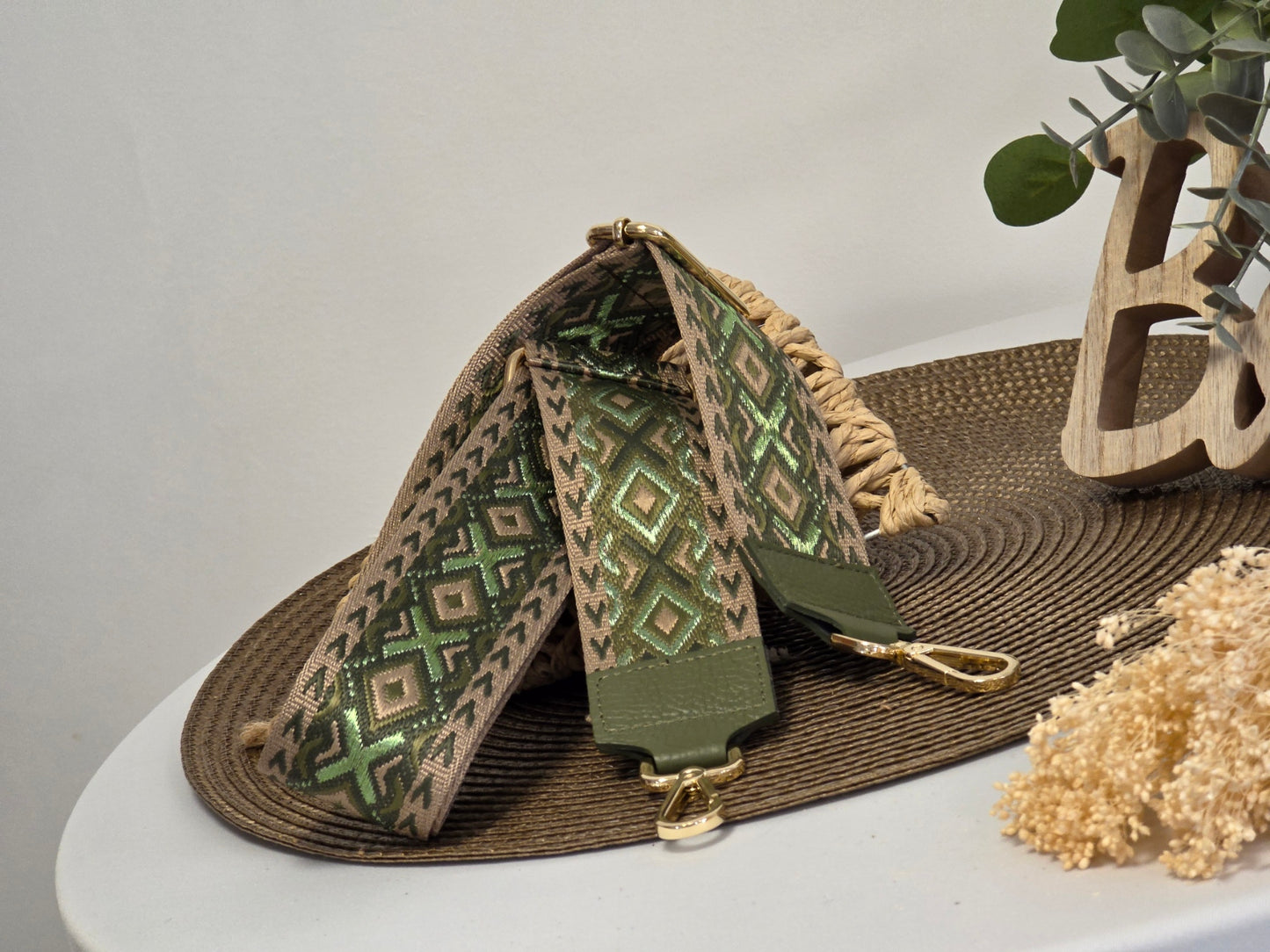 Bandoulière de Sac Kaki Beige - N°18