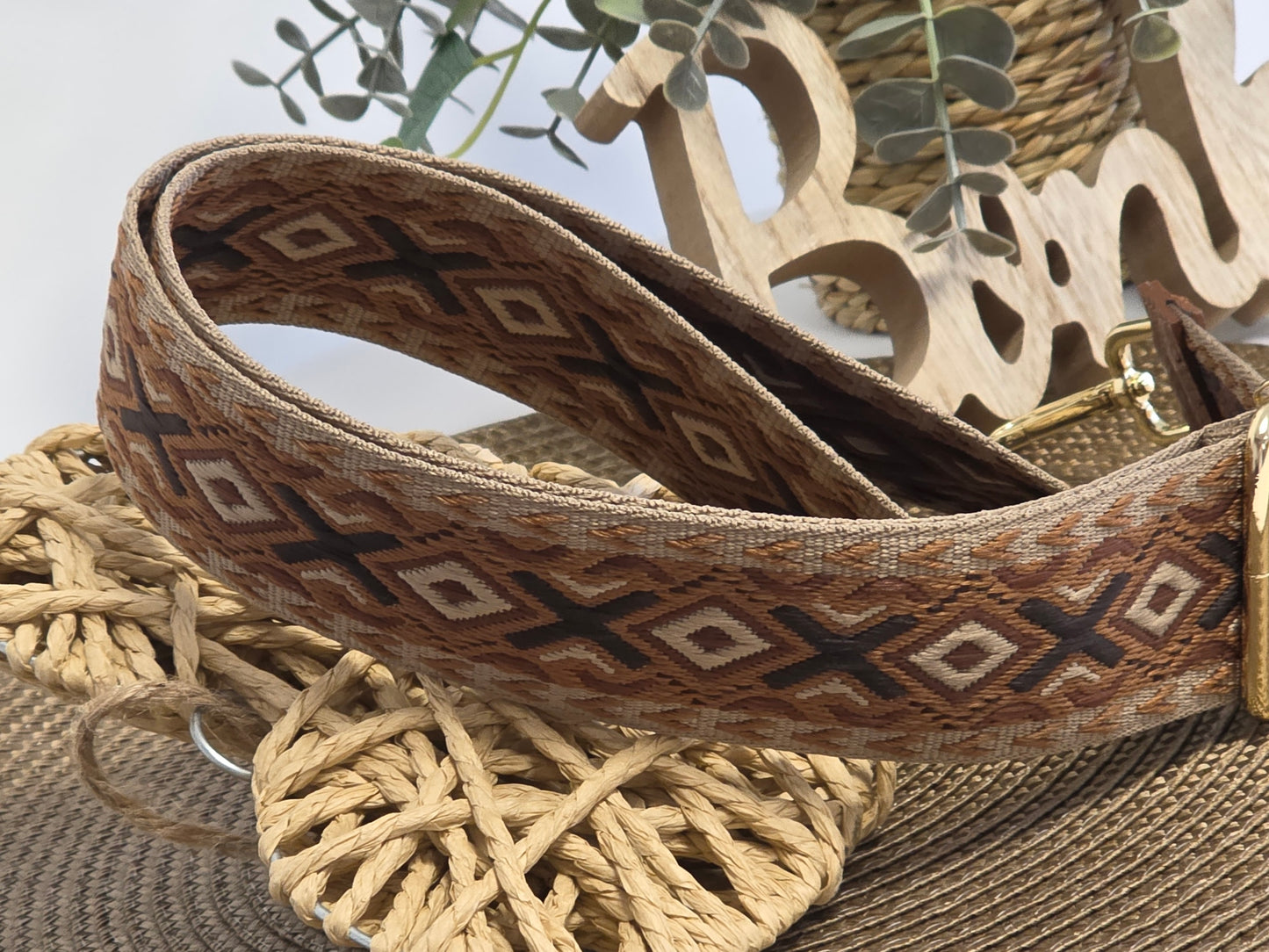 Bandoulière de Sac Beige Choco - n°18