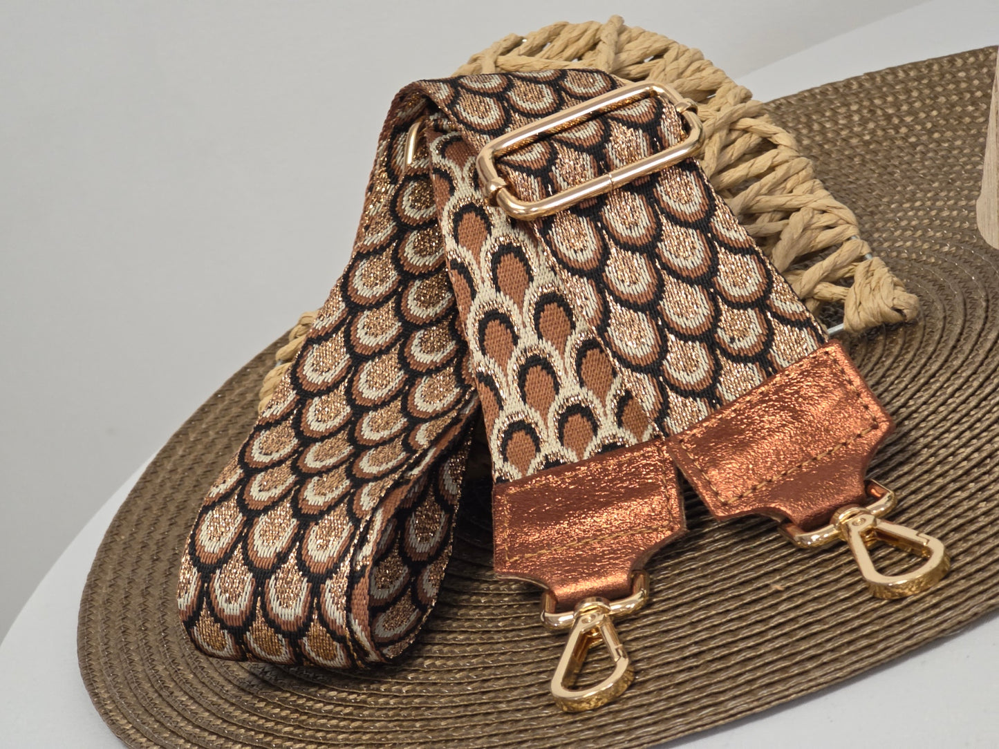 Bandoulière de Sac Camel Métallisé - N°8