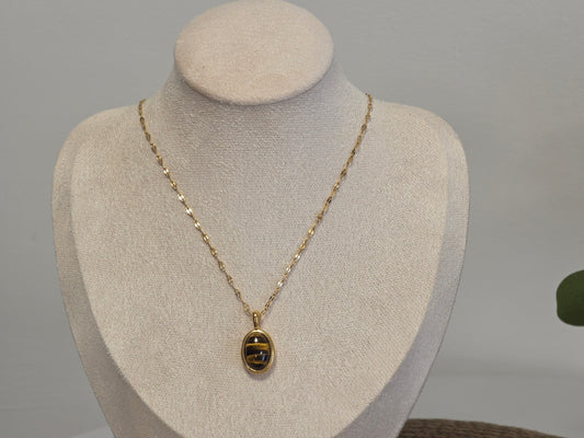 Notre Collection de Bijoux - Pendentif Perle Œil de Tigre