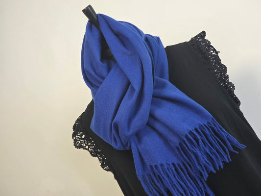 Echarpe Femme Tons Bleu Roi