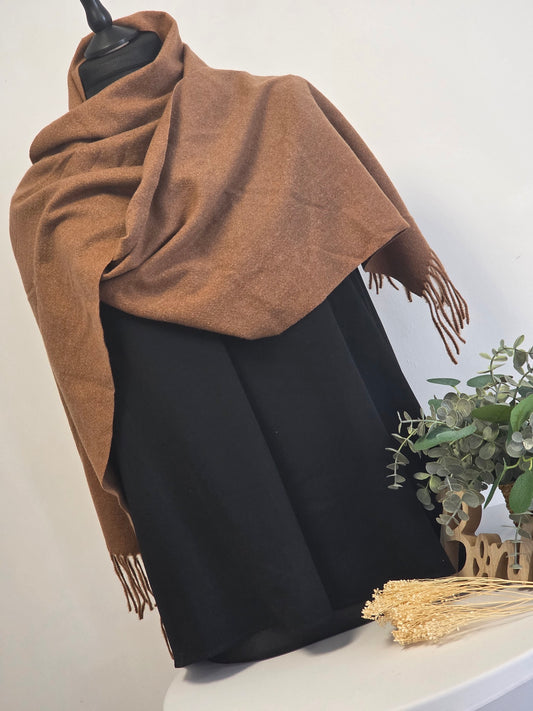 Echarpe Femme Tons Camel