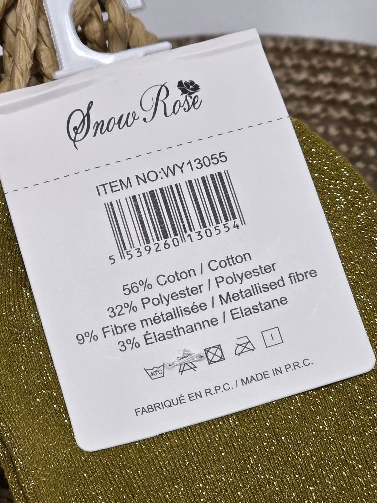 SEXY - Chaussette à Paillette Vert