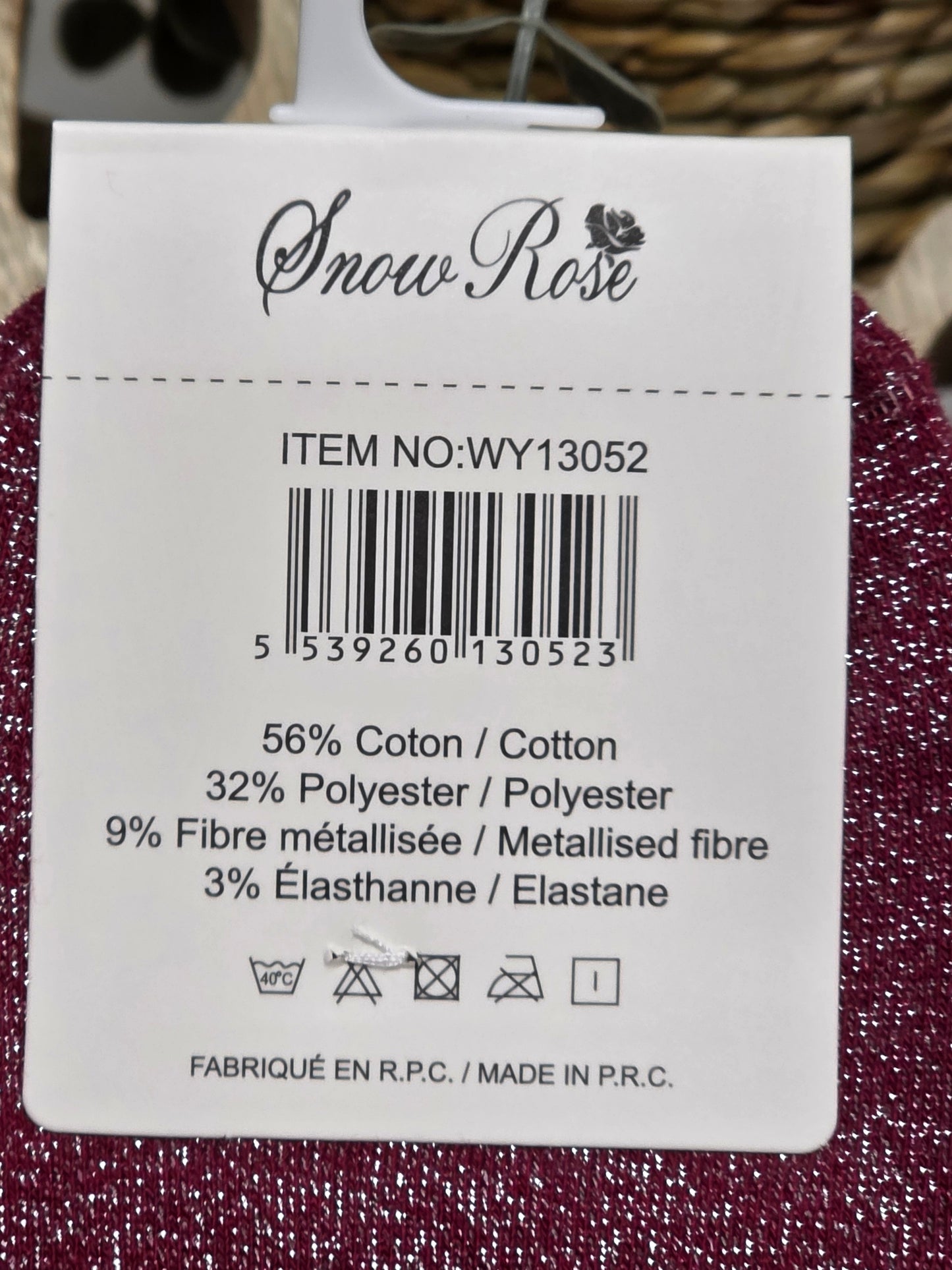 WESH - Chaussette à Paillette Fuchsia