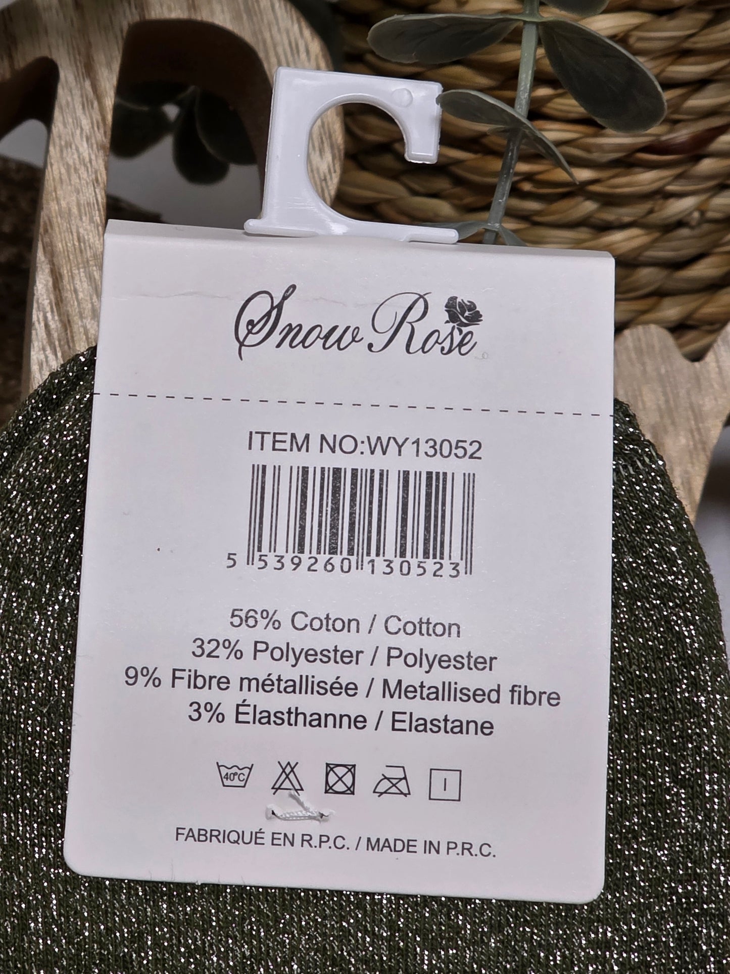 WESH - Chaussette à Paillette Vert