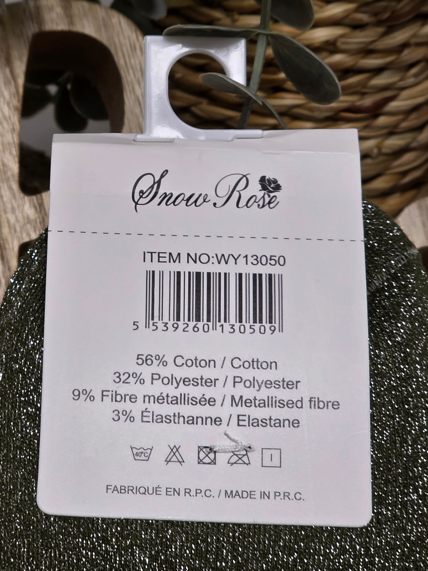 AIGRIE - Chaussette à Paillette Vert