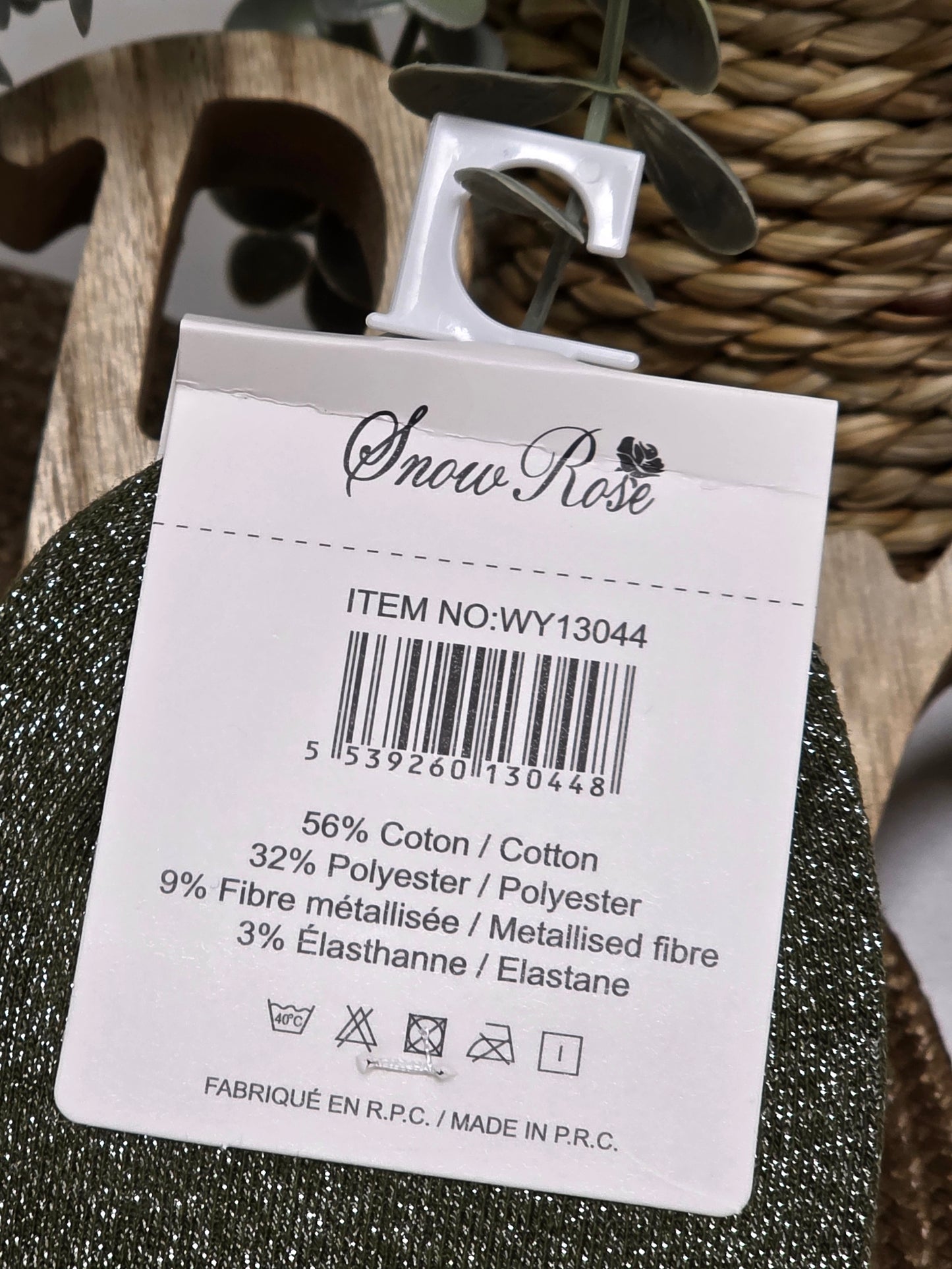 BLONDASSE - Chaussette à Paillette Vert