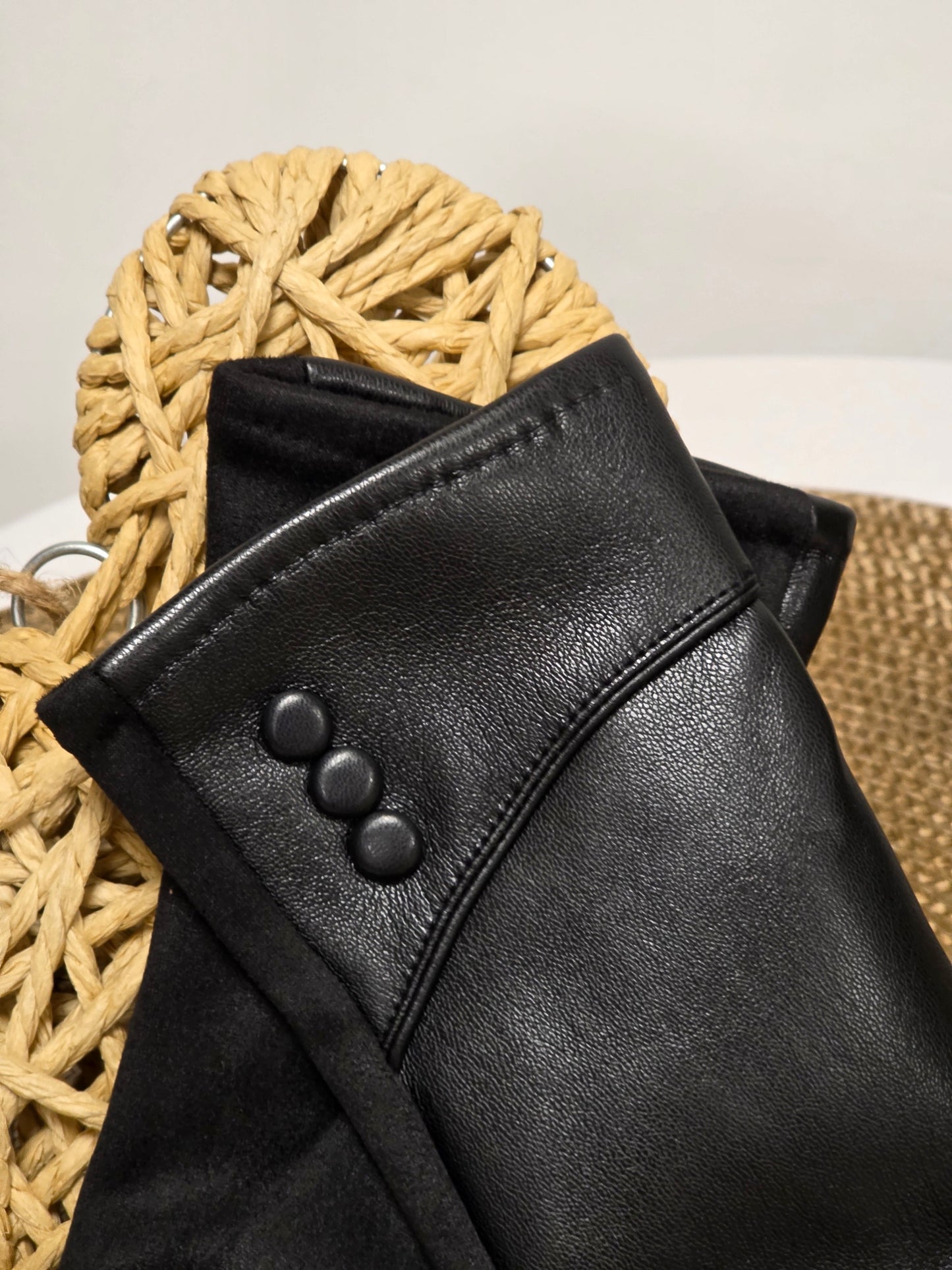 Nos Gants Tactile Femme Noir