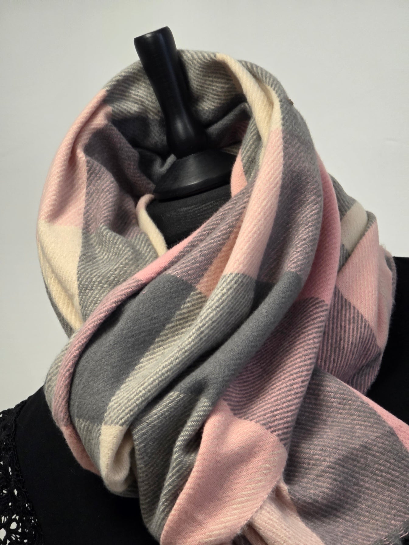 Echarpe Femme Tons Rose Bonbon