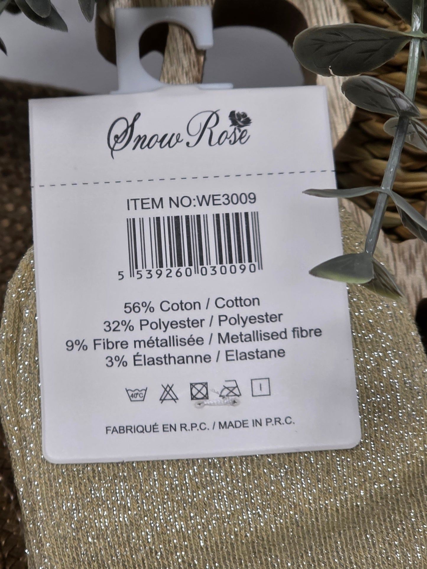 PETIT COEUR - Chaussette à Paillette Enfant Beige Clair