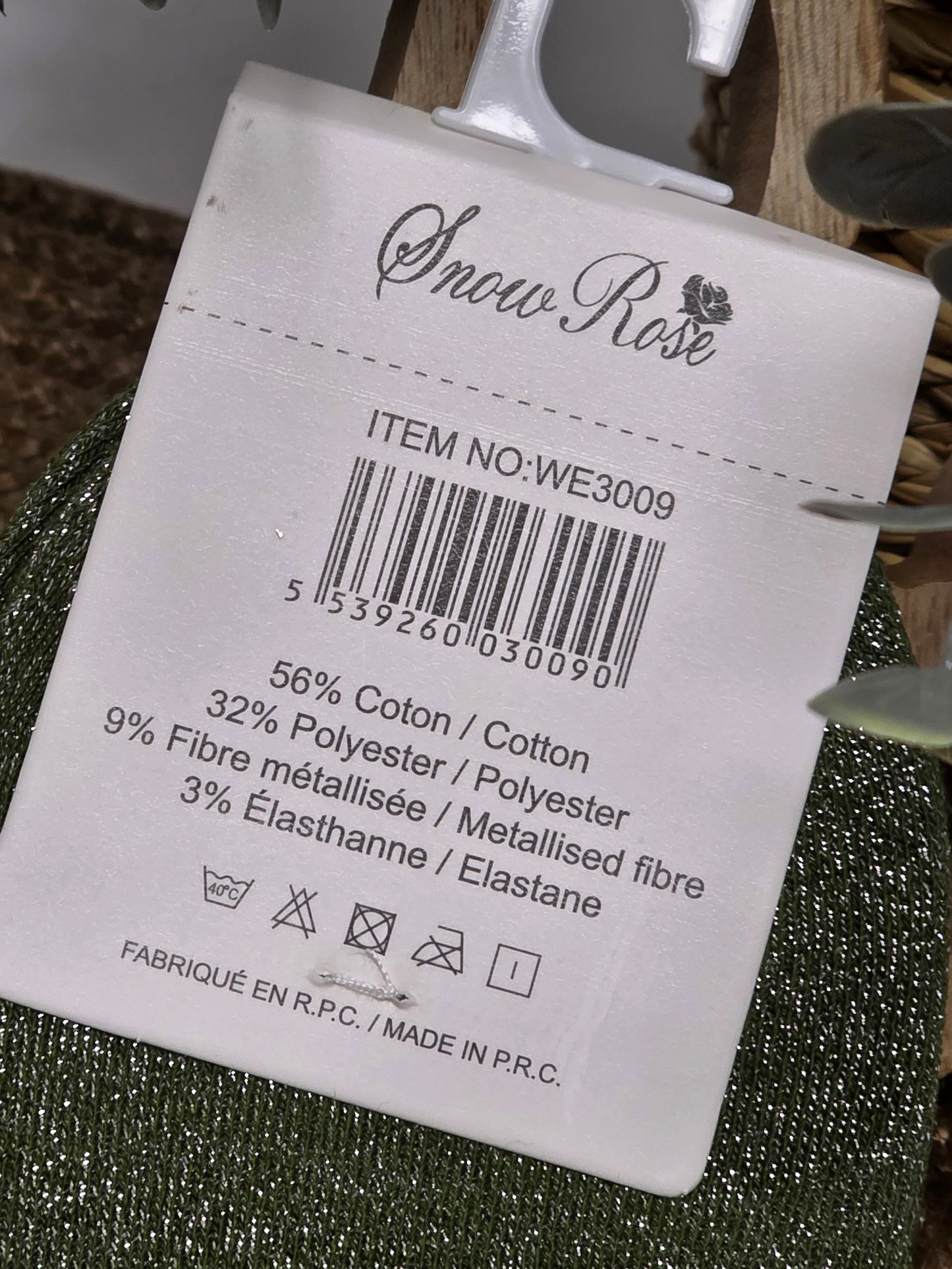 PETIT COEUR - Chaussette à Paillette Enfant Vert