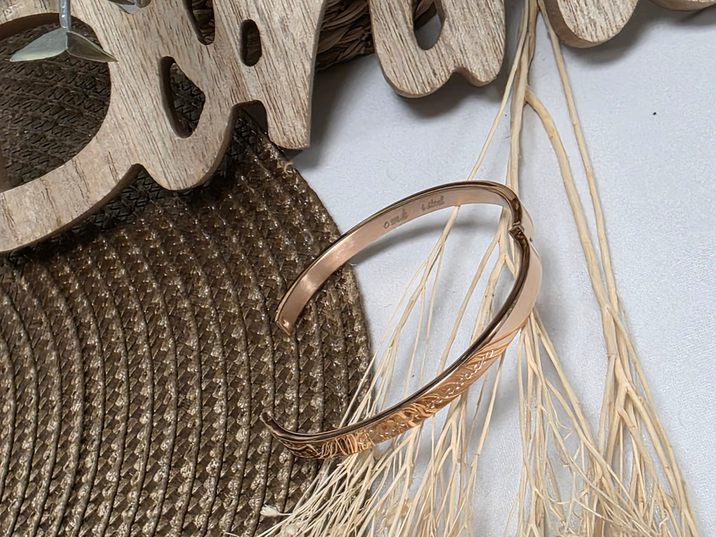 LES BRACELETS A MESSAGE " SUPER MAMAN " Cuivré