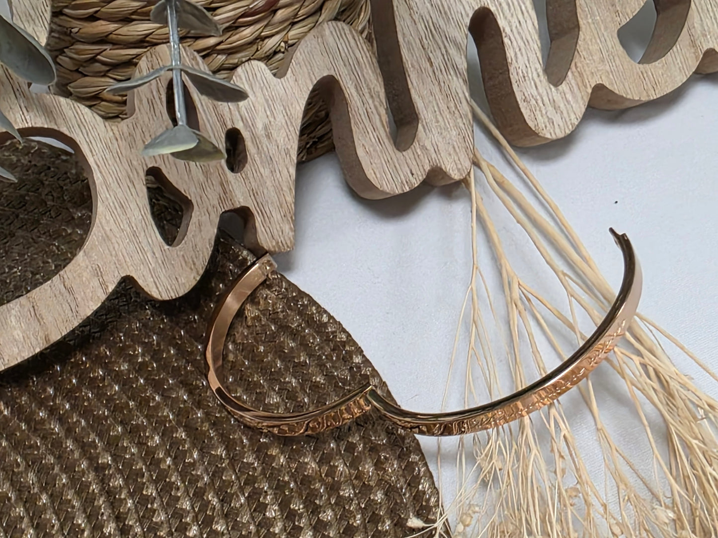 LES BRACELETS A MESSAGE " MA MARRAINE ADOREE " Cuivré