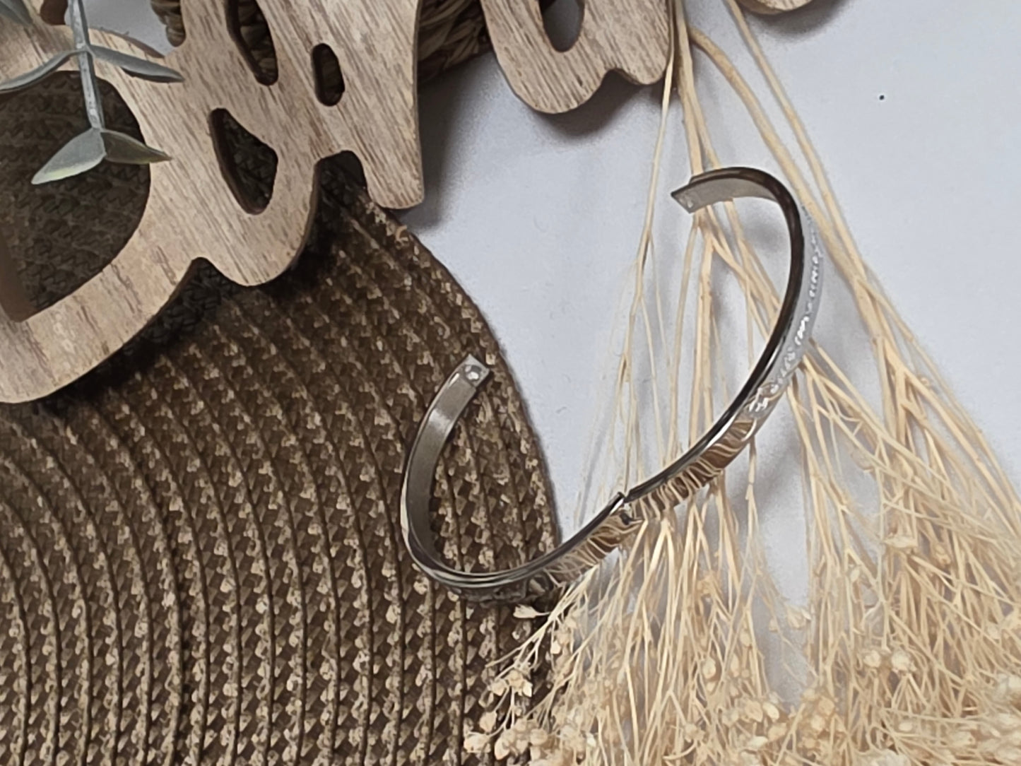 LES BRACELETS A MESSAGE " JE SUIS UNE TATA QUI DECHIRE " Argenté