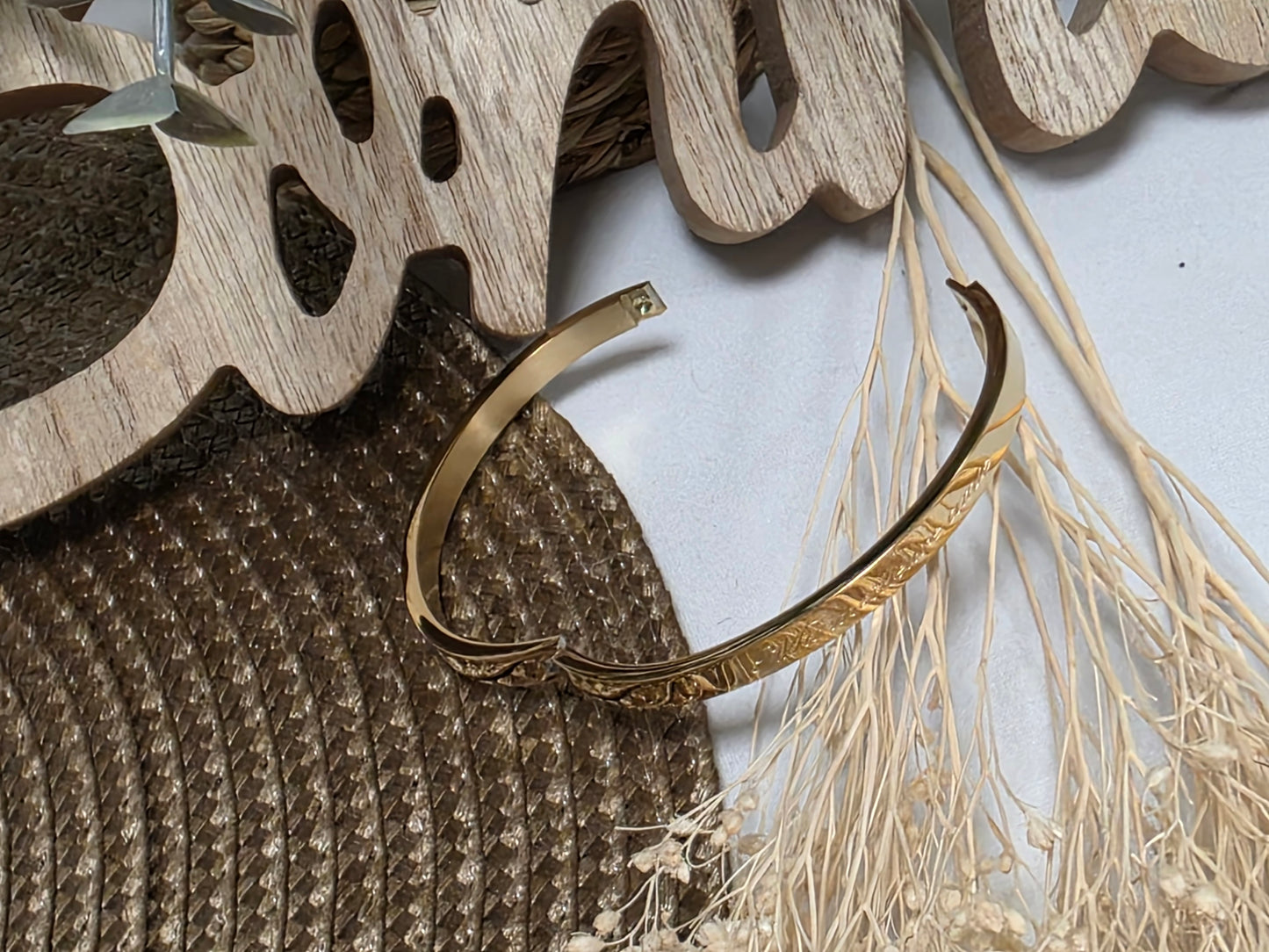 LES BRACELETS A MESSAGE " MA MEILLEURE AMIE " Doré