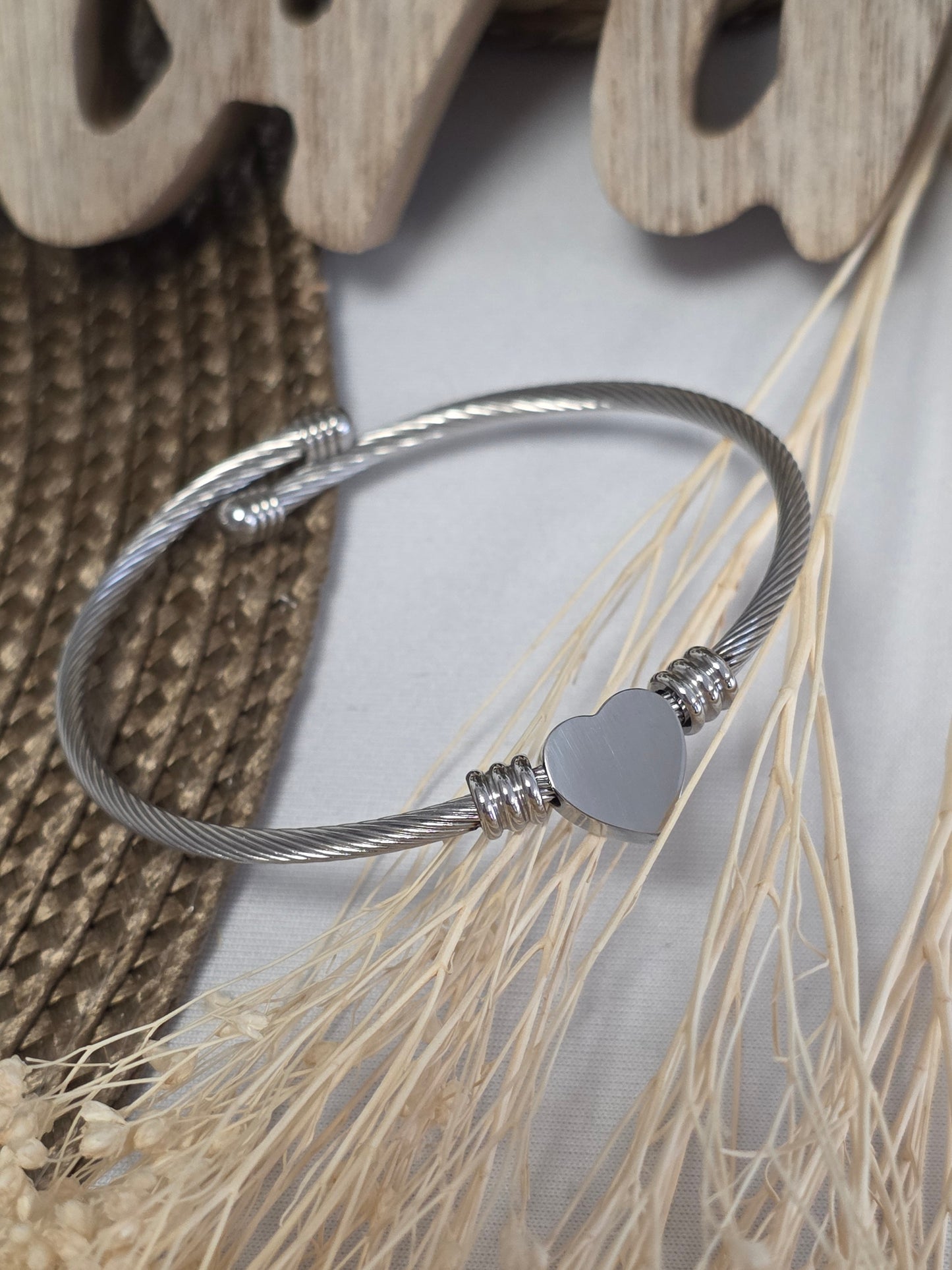 LES BRACELETS COEUR Argenté