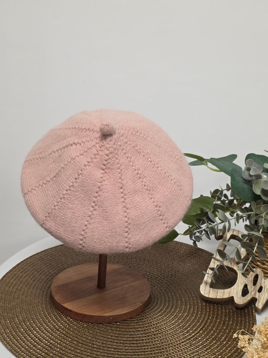 Nos Bérets en Flanelle Rose