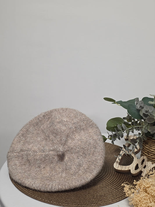 Nos Bérets en Flanelle Beige