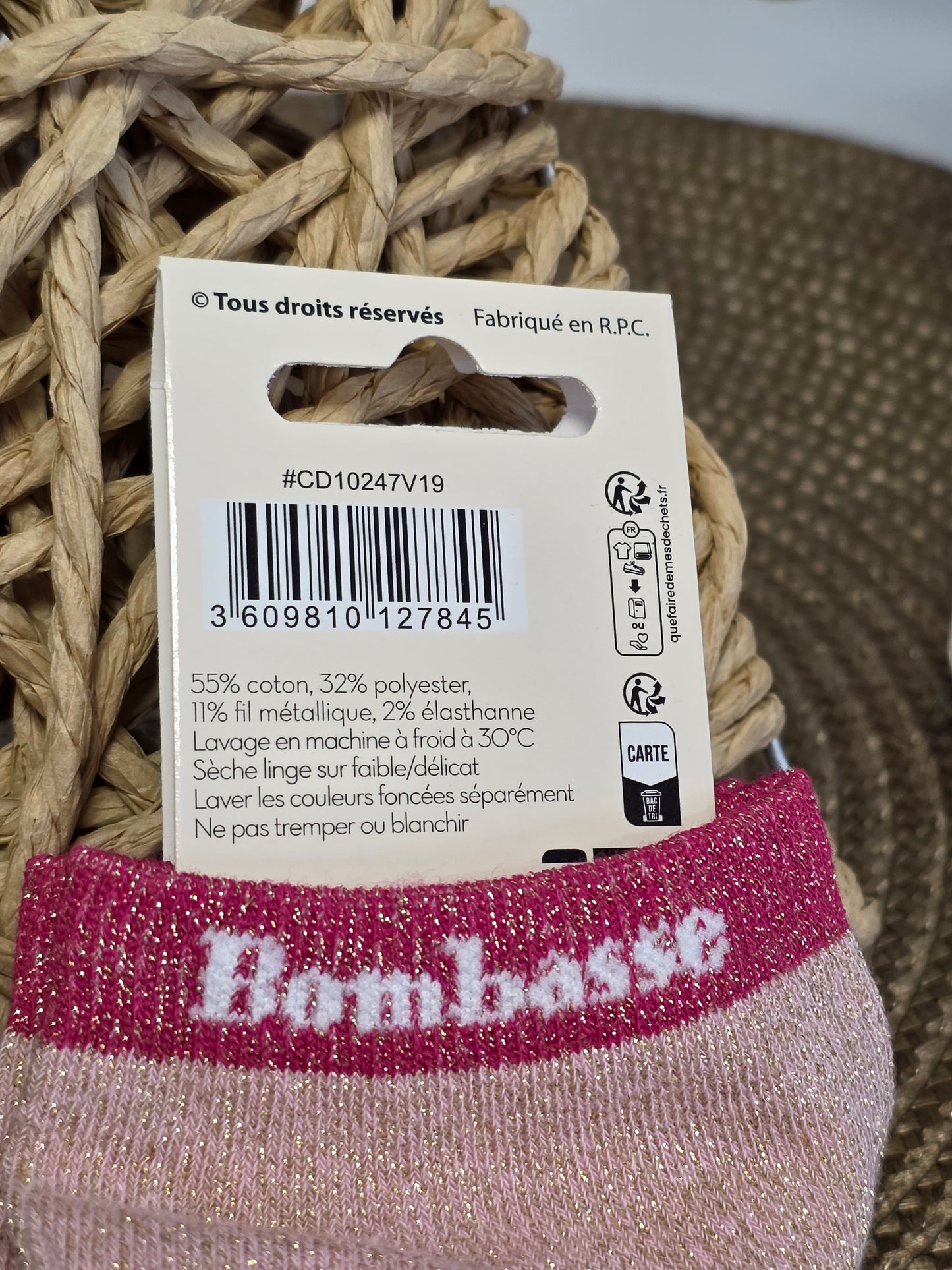 BOMBASSE - Socquette à Paillette