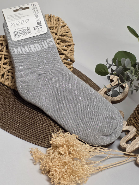 EMMERDEUSE - Chaussette Polaire à Paillette