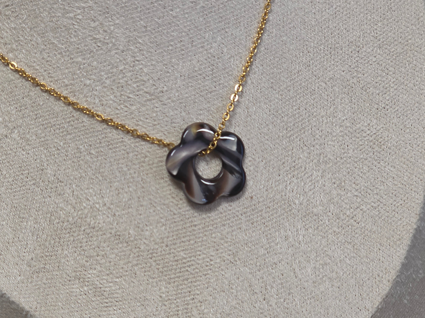 Notre Collection de Bijoux - Pendentif à Fleur N°6