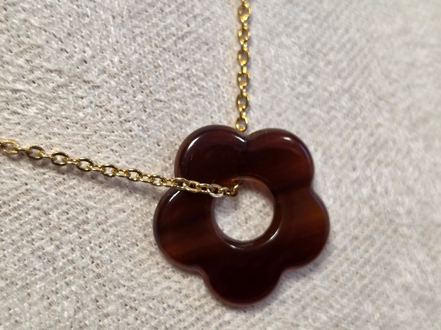 Notre Collection de Bijoux - Pendentif à Fleur N°7