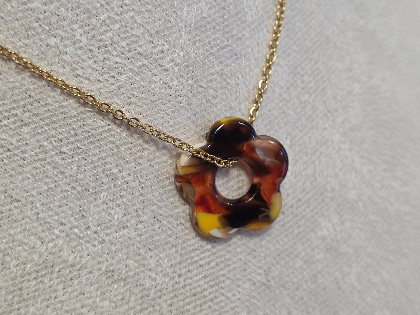 Notre Collection de Bijoux - Pendentif à Fleur N°8