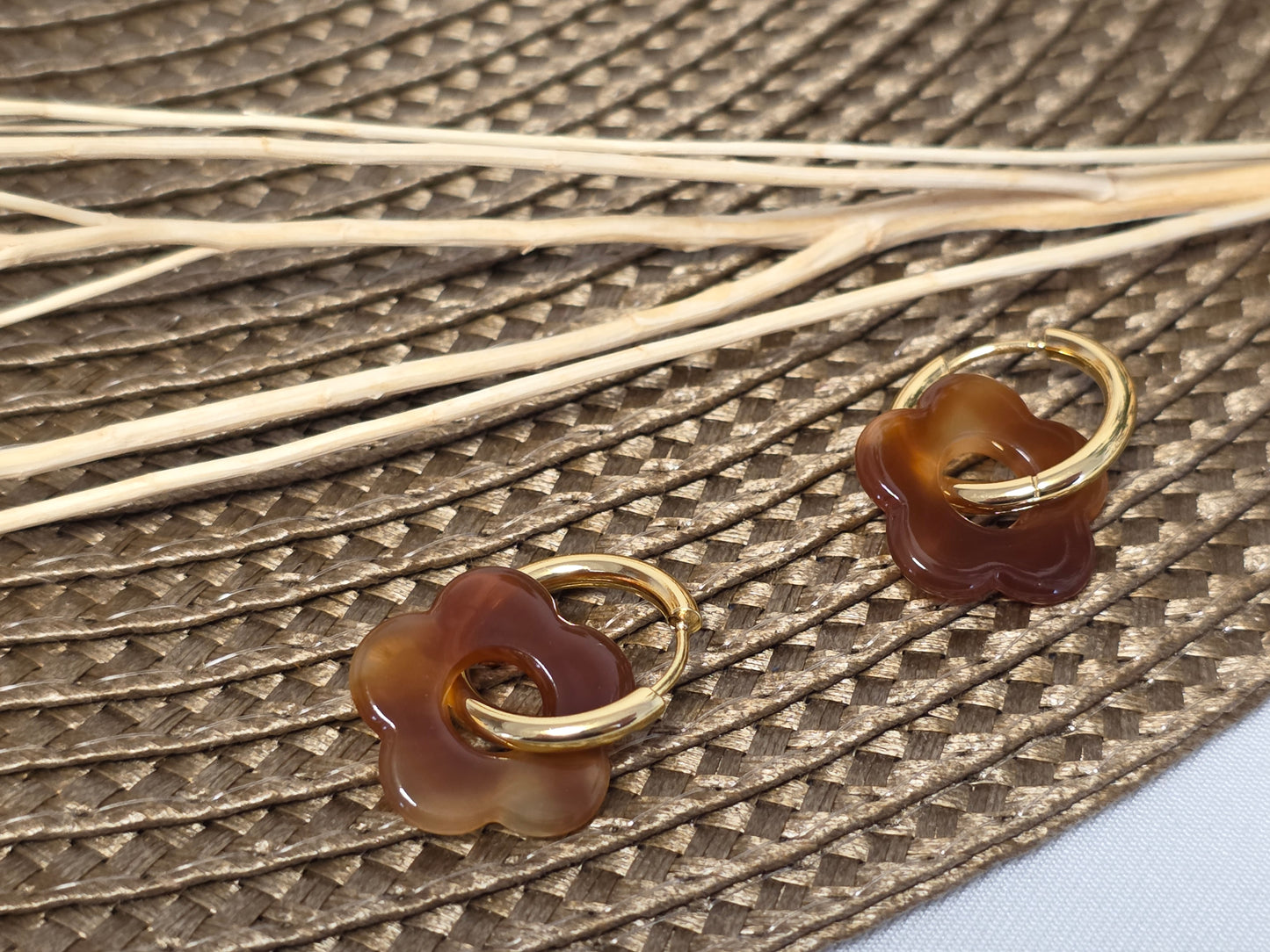 Notre Collection de Bijoux - Boucle d'Oreille Fleur N°9