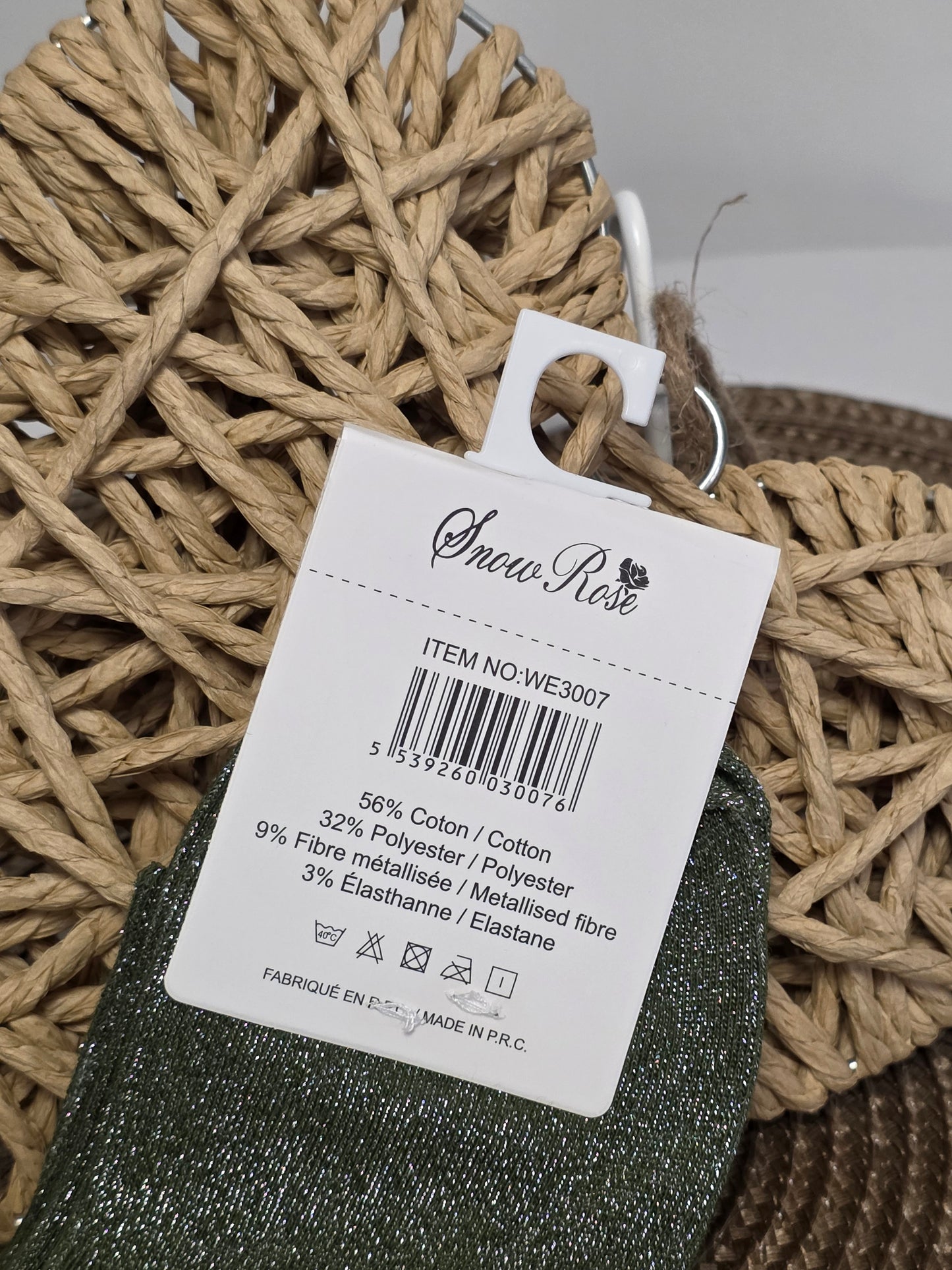 PETITE ETOILE - Chaussette à Paillette Enfant Vert