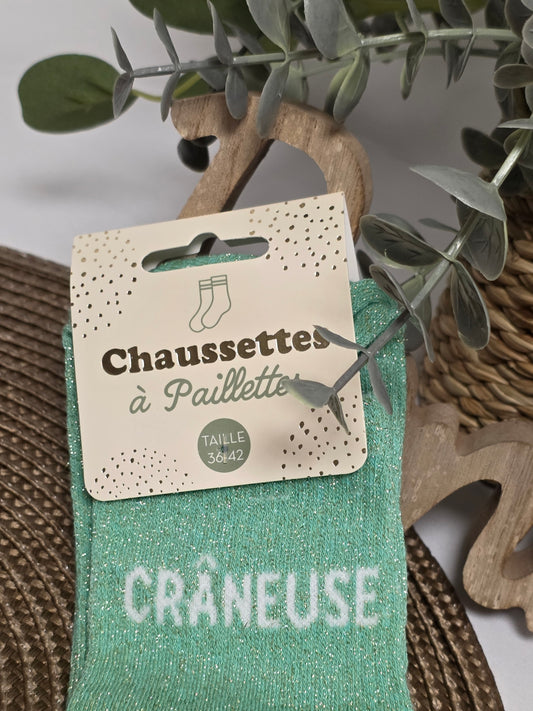 CRANEUSE - Chaussette à Paillette