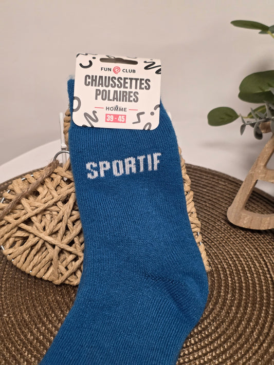 SPORTIF - Chaussette Polaire Homme