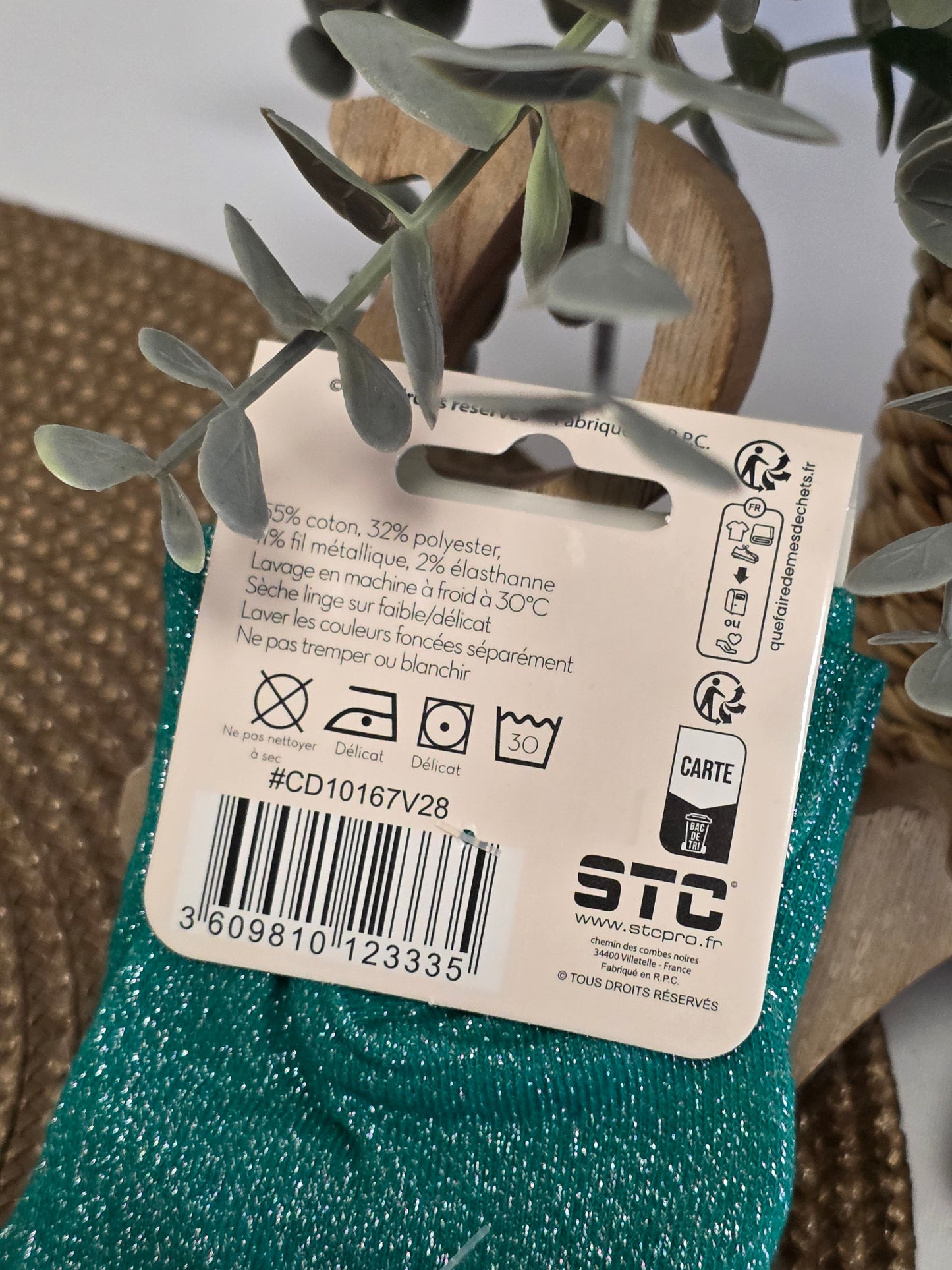 ANTI POISSE - Chaussette à Paillette Duo