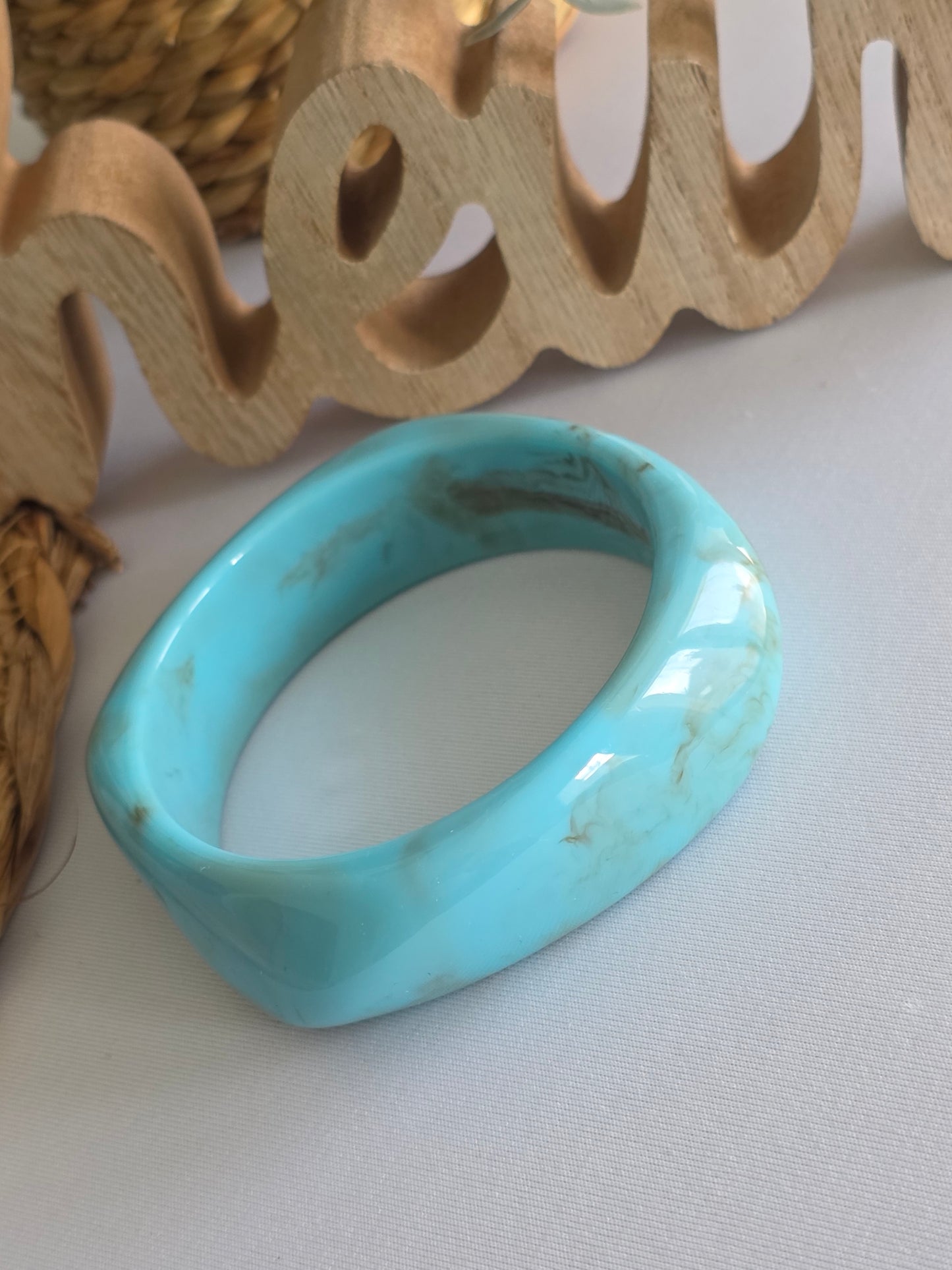 Nos Bracelets Joncs Turquoise