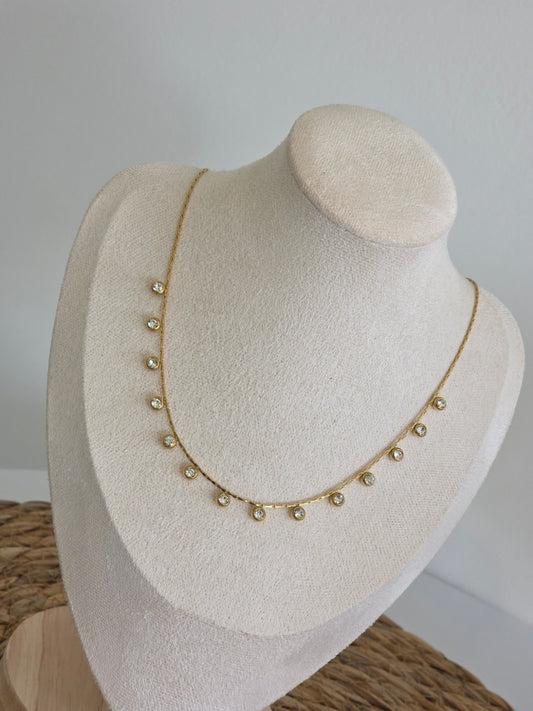 Pendentif Breloque Doré Rond