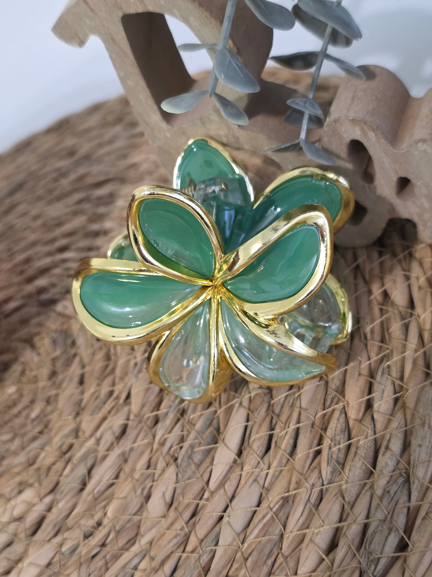 Nos Pinces à Fleur Vert d'Eau