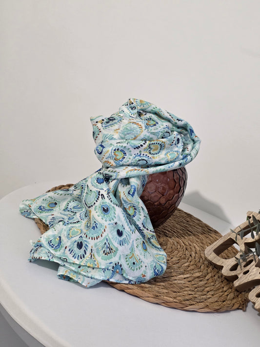 Foulard Femme Printanier Vert