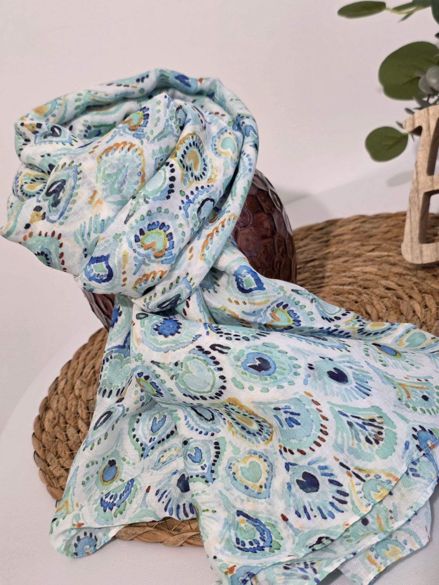 Foulard Femme Printanier Vert