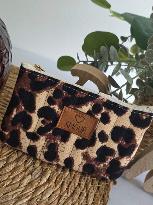 Pochette Amour Léopard