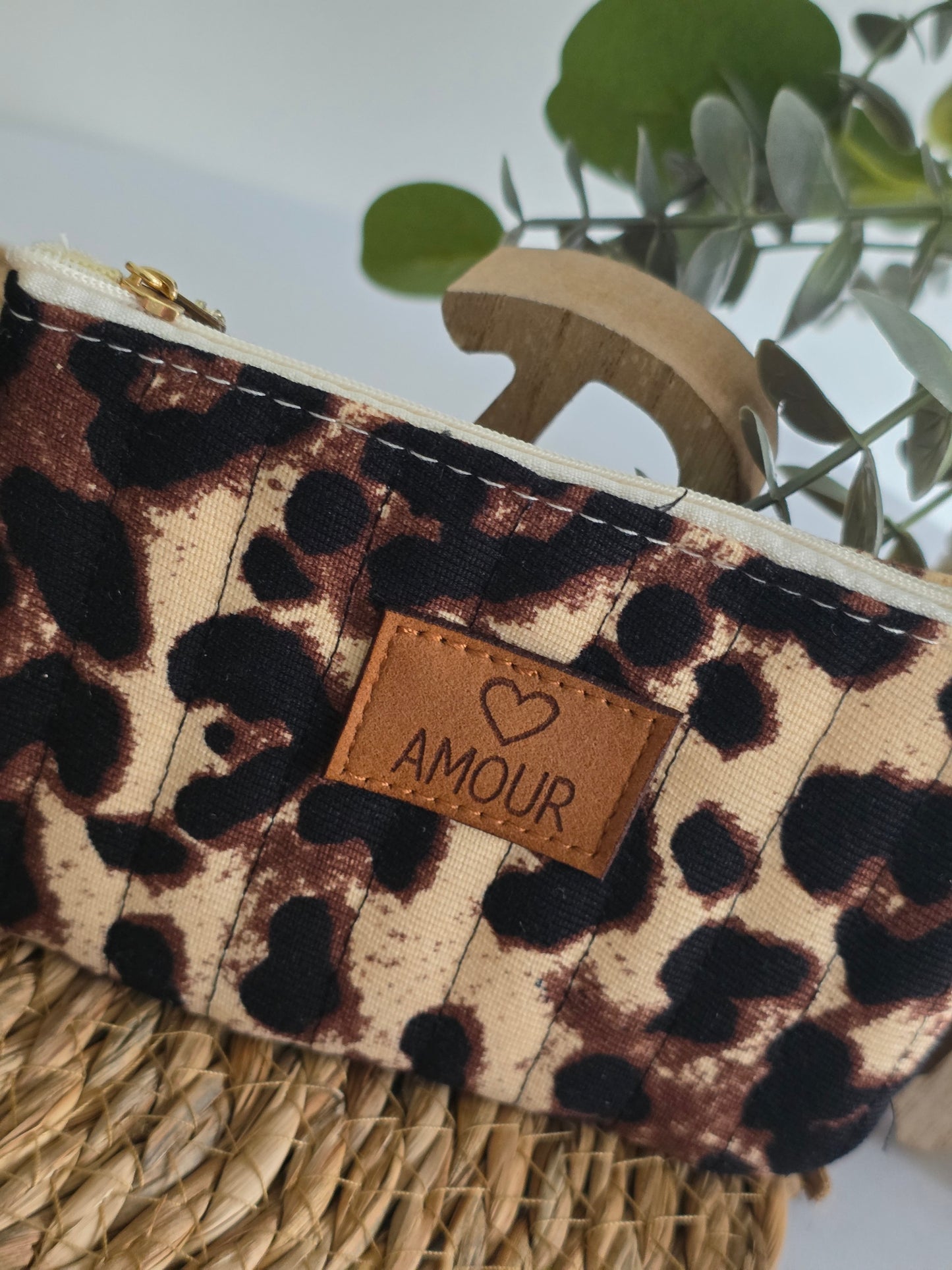 Pochette Amour Léopard