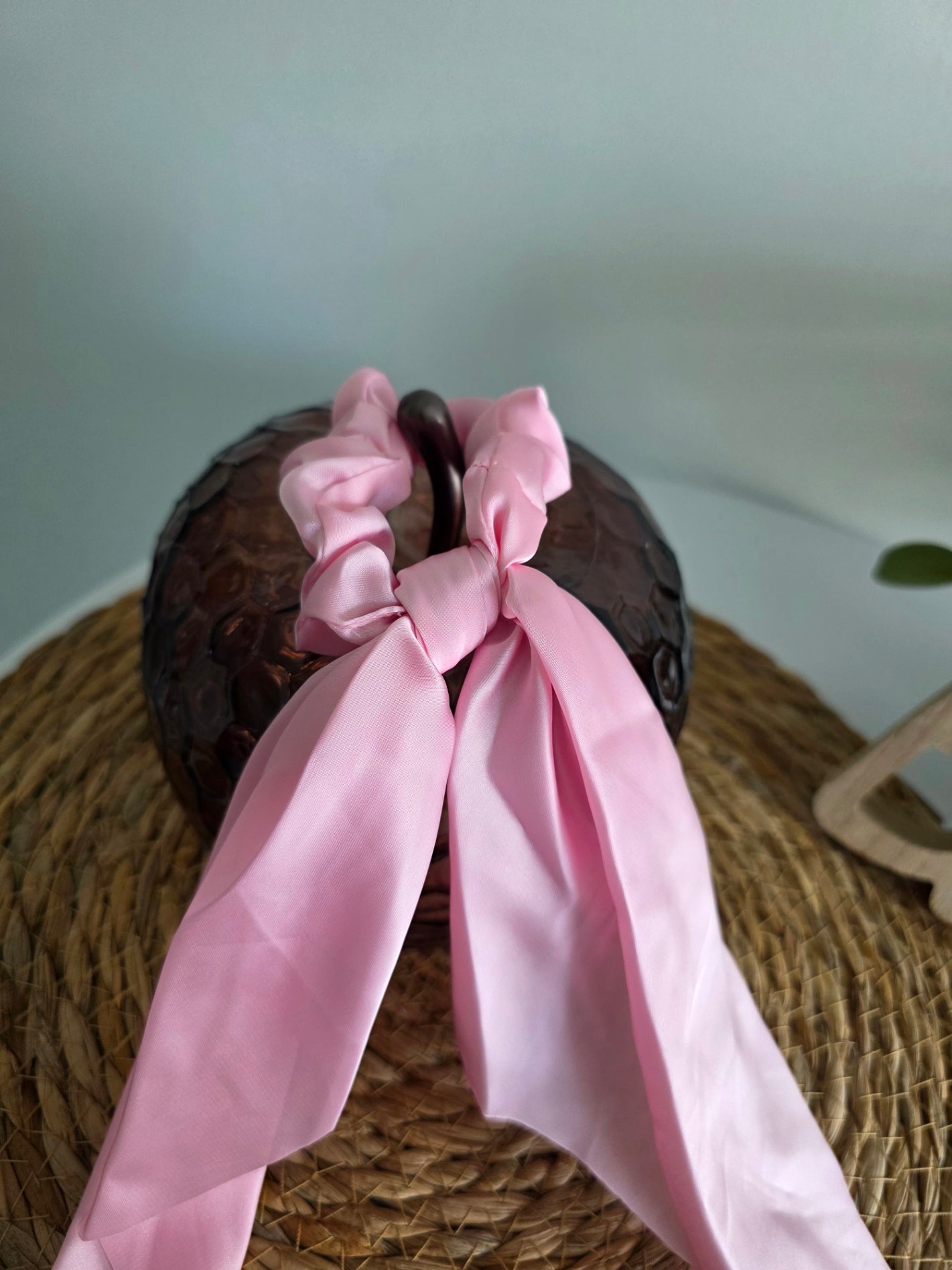 Le Chouchou Foulard Satiné Rose