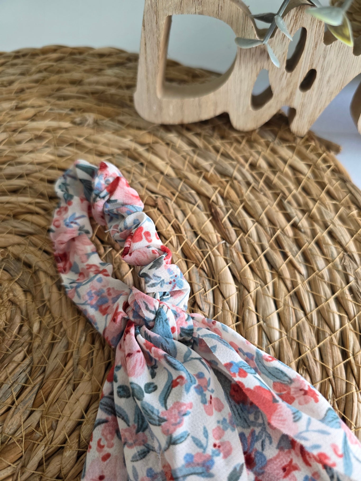 Le Chouchou Foulard Voile Floral Rose