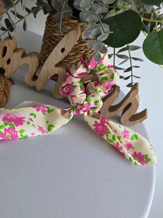 Le Chouchou Foulard Floral Rose