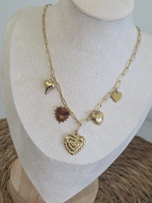 Pendentif Breloque Cœur